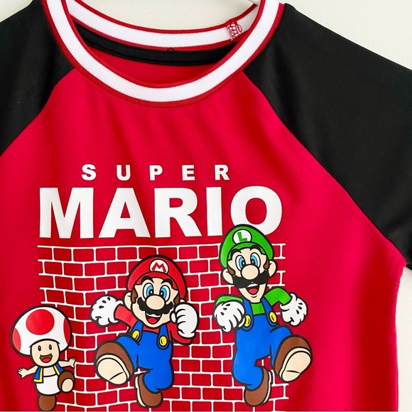 Jumping Beans Red and Black Super Mario Kids Tee - Picture 2 of 4